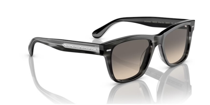 Pre-owned Oliver Peoples 0ov5393su 166132 Charcoal Tortoise/shale 54mm Men's Sunglasses In Shale Gradient