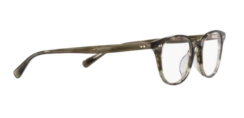 Pre-owned Oliver Peoples 0ov5481u Sadao 1735 Soft Olive Bark Green Unisex Eyeglasses In Clear