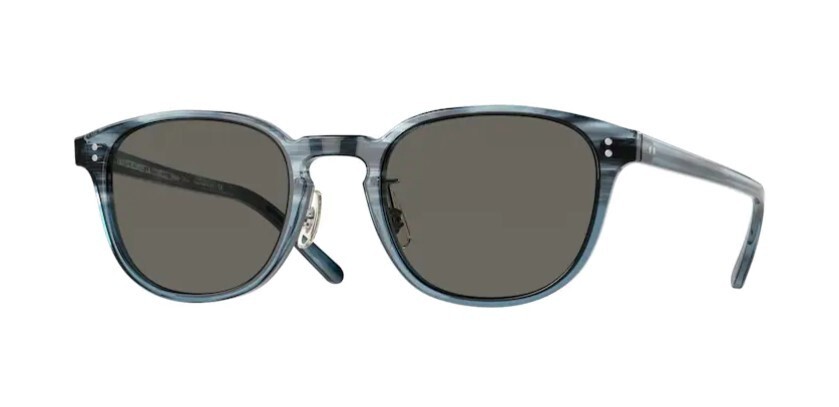 Pre-owned Oliver Peoples 0ov5219sm Fairmont Sun-f 1730r5 Black/carbon Grey Sunglasses In Gray