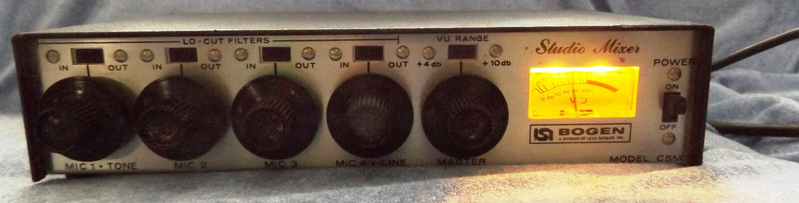 Bogen Model CSM Mixer-Preamplifier--Used---Partially Tested