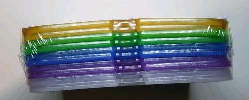 Verbatim TRIMpak CD/DVD Storage Cases - Assorted Colors - 10 Pack VER93804