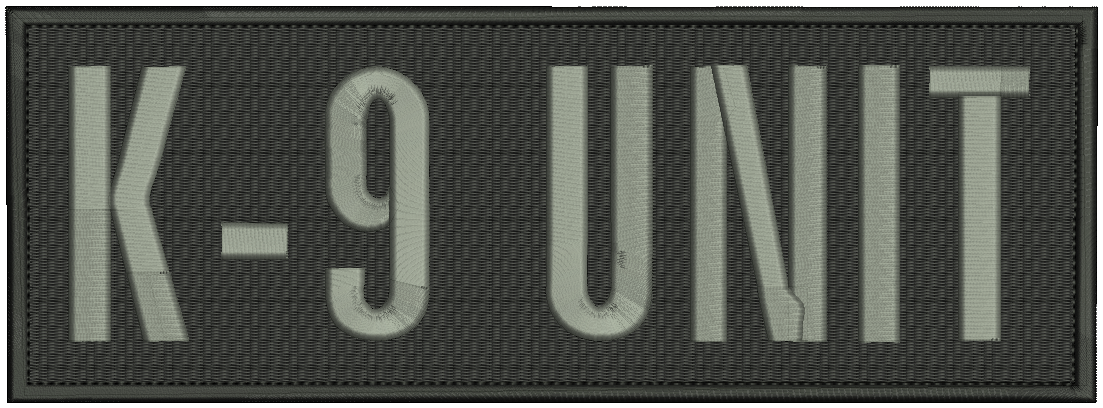Patch 4x11 Hook On Back Grey