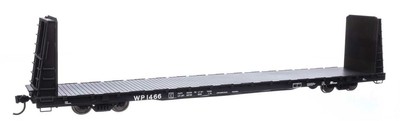 Walthers 910-50621 HO Western Pacific 68' Bulkhead Flatcar #1489 - RTR