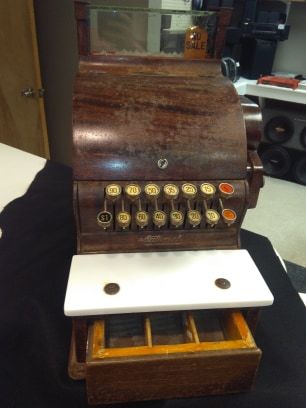 Antique 1926-1927 National Cash Register NCR Model 717, working, rare, vintage