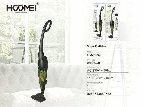 Aspirapolvere Scopa Elettrica 800w Compatta Serbatoio Estraibile Hoomei Hm-2132