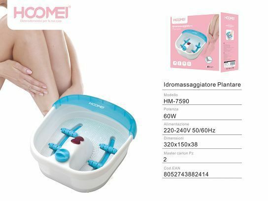 Idromassaggiatore Plantare Pediluvio Pedicure Piedi Massaggio Hoomei Hm-7590