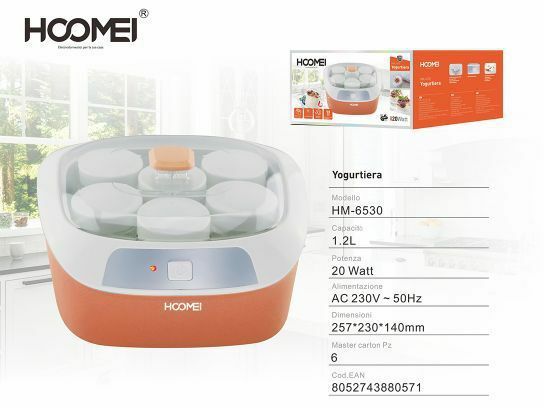 Yogurtiera Elettrica 6 Vasetti Macchina Yogurt Frutta Dolci Gelato Hoomei Hm6530