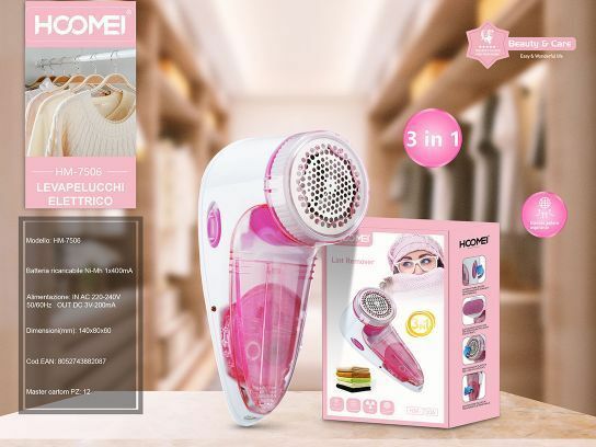 Levapelucchi Elettrico Ricaricabile 220-240v Hoomei Hm-7506