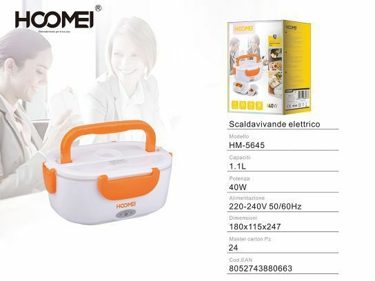 Scaldavivande Elettrico Termico Termos Cibo Portatile Hoomei Hm-5645