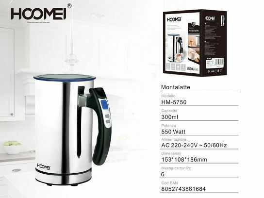 Montalatte Macchina Per Latte Cappuccino Schiuma Latte Elettrico Hoomei Hm-5750