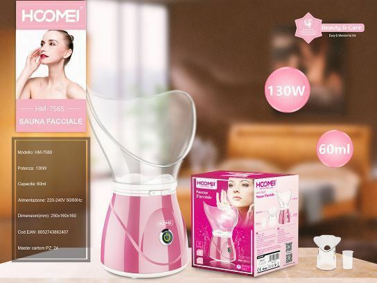 Sauna Facciale Depuratore Viso Pelle Vaporizzatore 130W Hoomei Hm-7565