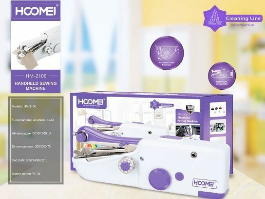 Mini Macchina Da Cucire A Batterie Portatile Hoomei Hm-2106