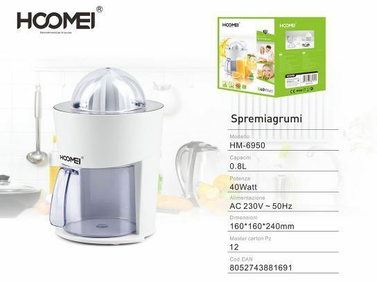 Spremiagrumi Elettrico Professionale In Acciaio A Leva Premi Hoomei Hm-6950