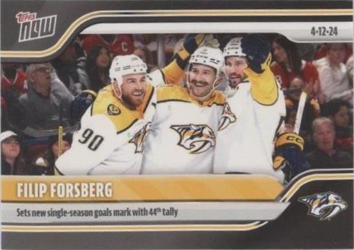 2023-24 Topps Now NHL Stickers - Filip Forsberg #171
