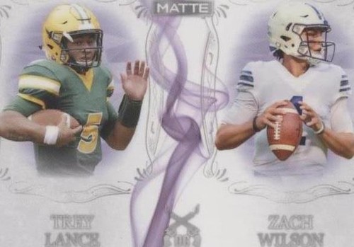 2021 Wild Card MATTE Trey Lance Zach Wilson #MDG-2