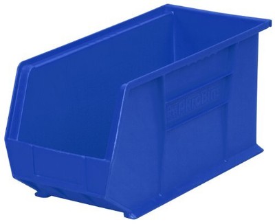 Akro-mils Akrobin - 9'' Height X 8.3'' Width X 18'' Depth - Polypropylene - Blue