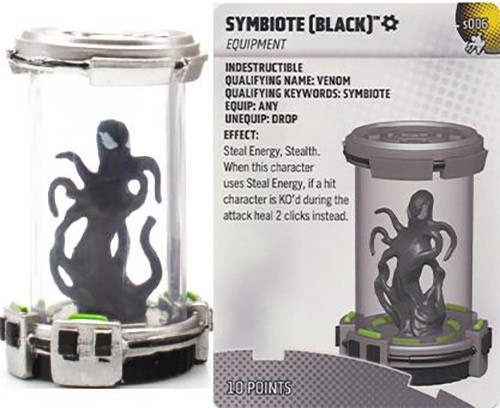 Marvel Heroclix Spiderman Beyond Amazing Super Rare : Symbiote (Black) - s006