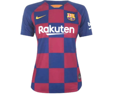 Nike FC Barcelona Stadium Laliga 2020 Soccer Jersey AJ5748-450 Women's Size Lrg.