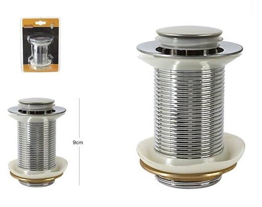 Tappo Piletta Scarico Ottone Clip Per Lavabo Bidet Vasca Lavandino 10260 dfh