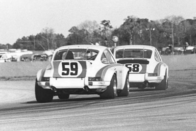 Brumos Porsche Of Jacksonville Fl Battle Running 03 Feb 1973 4x6 PHOTO