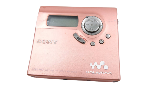 Sony MD Walkman MZ-N920 ポータブルMDプレーヤー SONY Portable Net MD Player MZ-N920 Walkman Orange Very Good