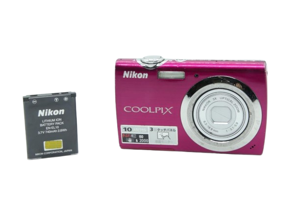 Nikon COOLPIX S230 Rosered 10.0MP Compact Digital Camera