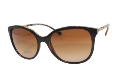 BURBERRY BE4237-3316/13 Light Havana Gold / Brown Gradient Sunglasses