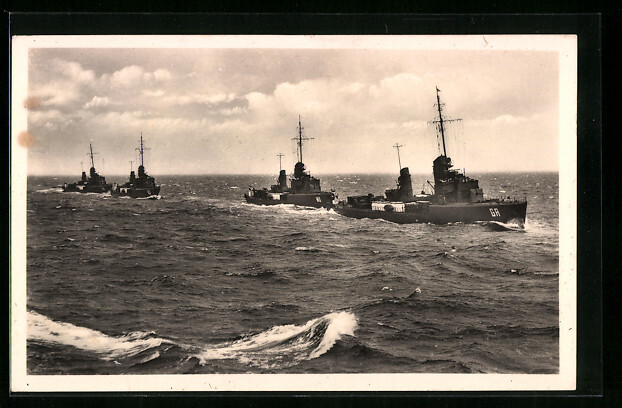 Ak Torpedoboote Ga, Options En Kiellinie Cycliste Au Volant