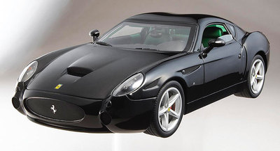 ミニカー 1/18 Hotwheels FERRARI 575 GTZ ZAGATO Ferrari 575 GTZ Zagato Black 1/18 Diecast Model Car by