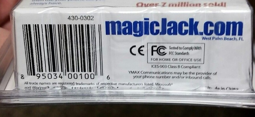 MAGIC JACK USB PC to Phone Jack  Factory Sealed