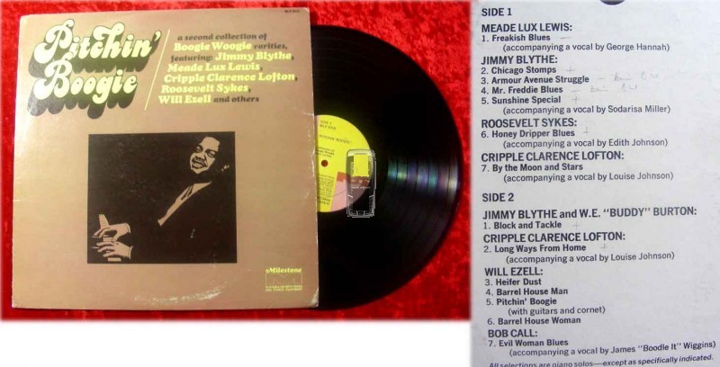 Lp Pitchin' Boogie Feat. Jimmy Blythe Roosevelt Sykes