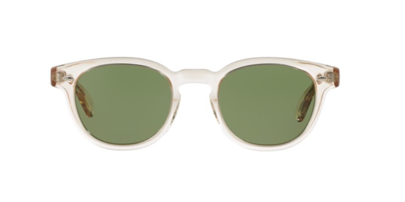 Pre-owned Oliver Peoples 0ov5036sf Sheldrake Sun 109452 Buff/green Unisex Sunglasses In Green C