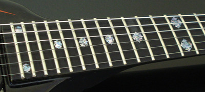 Diamond Cross ABALONE DOTBUSTER Fretboard Markers Inlay Stickers for ANY GUITAR