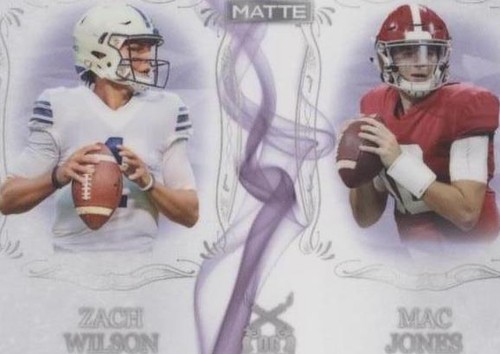 2021 Wild Card MATTE Mac Jones Zach Wilson #MDG-10