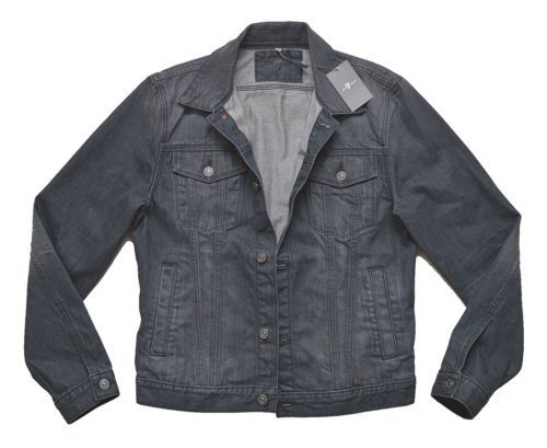 7 For All Mankind Nellie Trucker Jacket in Sunshine | eBay