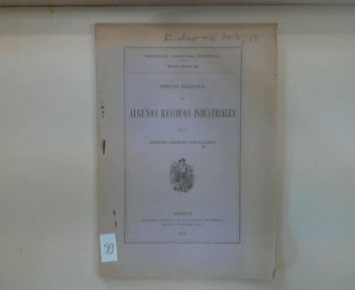Empleo Agricola De Algunos Residuos Industriales Gomez, Gabriel: