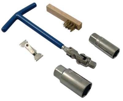 BikeIt 5 Piece Spark Plug Maintenance Set / Tool