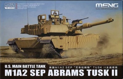 1/72 Meng #72003 M1A2 SEP TUSK II
