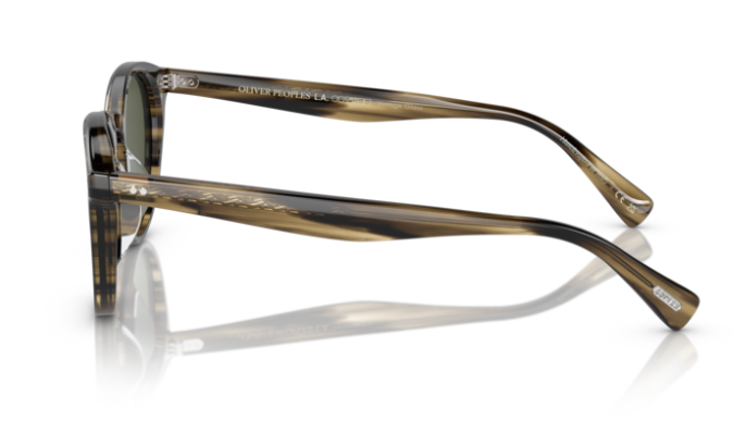 Pre-owned Oliver Peoples 0ov5459su 179152 Olive/green Round Men's Sunglasses
