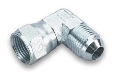 Earls 966303ERL Fitting Adapter 90 Degree 3AN Female Swivel 3AN Male