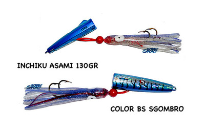 INCHIKU ASAMI SERIE SR  130 GR COLORE  BS BLUE SGOMBRO RAPTURE TRABUCCO