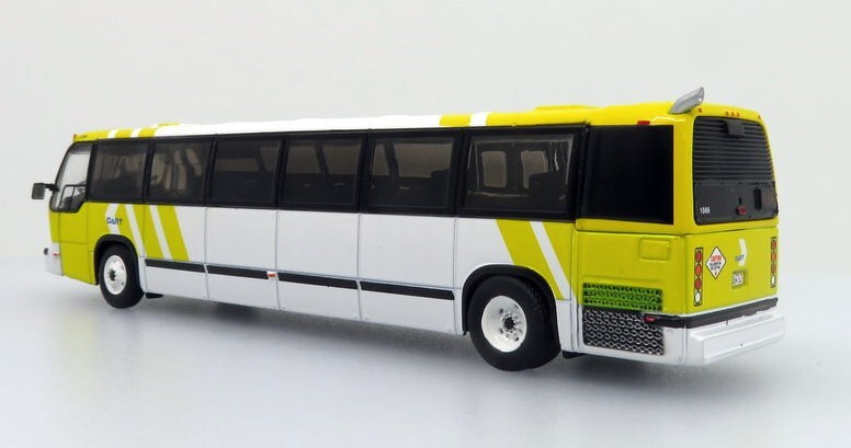 Iconic Replicas 1:87 1999 TMC RTS Transit Bus: DART Dallas