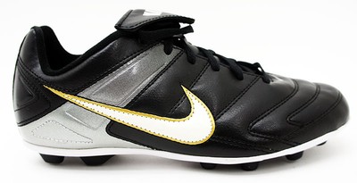 NIKE Park II FG-R Fußballschuhe Nocken schwarz gold NEU