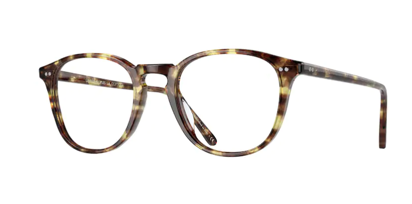 Pre-owned Oliver Peoples 0ov 5414u Forman-r 1700 382 Havana Unisex Eyeglasses In Clear