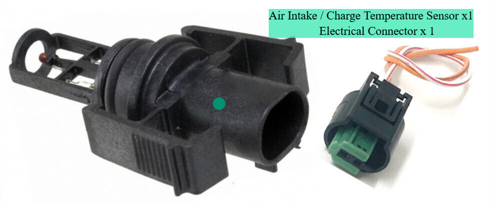 Air Intake Temperature Sensor W/Connector Fits Chrysler Dodge Mercedes 2007-2020