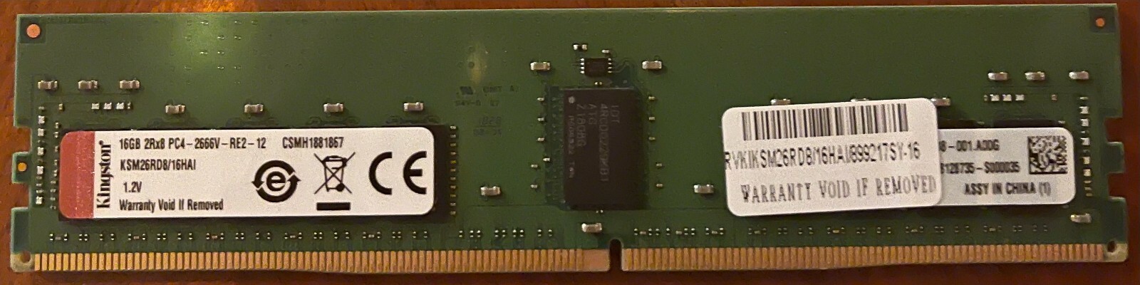 Kingston KSM26RD8/16HAI DDR4 16GB×4枚セット KINGSTON KSM26RD8/16HAI 16GB DDR4-2666 ECC RDIMM | eBay