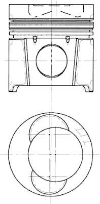 KOLBENSCHMIDT 99339960 Repair Set, piston/sleeve for ,ASKAM,ERF,FENDT,MAN,NEOPLA