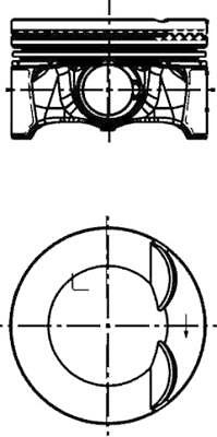 KOLBENSCHMIDT 40247620 Piston for AUDI,SEAT,SKODA,VW