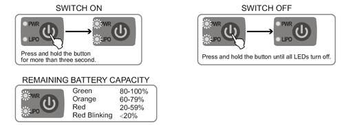 NHX RC Power Switch ON/OFF MCU Controlled LIPO NIMH Battery Car Helicopter
