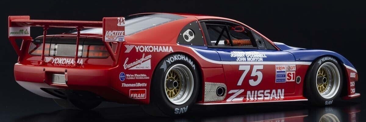 京商samurai １/１８  日産 ＩＭＳＡ ３００ＺＸ ＧＴＳ-１ ♯７５ SAMURAI 1/18scale Nissan IMSA 300ZX GTS-1 # 75 [No.KSR18053A
